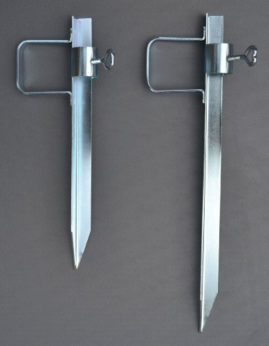 Sonnenschirmständer - DER STABIELO - RASENDORN 30 SB - DEUTSCHER STAHL 3 mm Ø - LÄNGE 430 mm - Sonnenschirmhalter - HOLLY PRODUKTE STABIELO ® - Stockhalterung mit Druckplatte zur Befestigung von Schirmstöcken bis 30 mm Ø -INNOVATIONEN MADE in GERMANY - holly-sunshade ® - Lieferbar auch in Länge 540 mm - siehe ASIN - B00GMIGYO0 - PRODUKTE MADE in BADEN WÜRTTEMBERG -