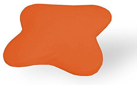 Dukal | Ersatzbezug für Ombracio/All Around Schlafkissen von Tempur | aus hochwertigem DOPPEL-Jersey | 100% Baumwolle | Farbe: orange