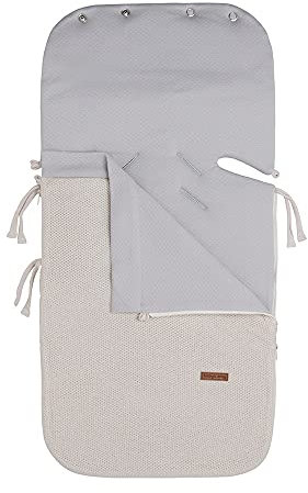 Baby's Only - 86x38 cm - 0+ Sommer Fußsack Babyschale aus Baumwolle - für 5- und 3-Punkt-Gurten Autositz - für Jungen und Mädchen - Sand