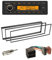 Continental TR7412UB-OR - Autoradio mit BT, RDS, USB Radioblende schwarz + ISO Adapter + Antennenadapter geeignet für Citroën C2 (J) 10/2003-2010 / C3 (F) 05/2002-10/2009