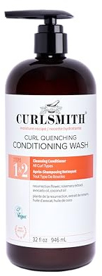 Curlsmith Curl Quenching Conditioning Wash | Co-wash cleanser, Sulphate-free co-wash, Curly types, Vegan, 946 ml