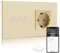 BSEED Smart ZigBee Dimmer Lichtschalter mit Steckdose, Alexa ZigBee Steckdose mit Verbrauchsmessung, Kompatibel mit Alexa und Google Home, 1 Weg Touch Schalter Golden (Tuya ZigBee Hub erforderlich)