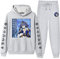 Genshin Impact Trainingsanzug für Männer Frauen Spiel Cosplay Layla Bedruckter Hoodie Sweatshirt Joggerhose Zweiteiliges Set
