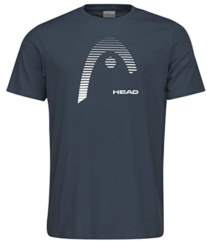 HEAD Unisex Kinder Club Carl Jr, Navy, 128 T-Shirt, Navy, 128 EU