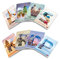 Pigna, Maxi Notizbuch Dream Cities, A4 Format 21x29,7 cm, 80 Seiten + Deckblatt, 80 g/m² Papier, innen 5M, 5 mm quadratisch, Assorted Covers, 10 Stück.