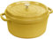 Staub Cast Iron Round Cocotte, Dutch Oven, 7-quart, serves 7-8, Made in France, Citron