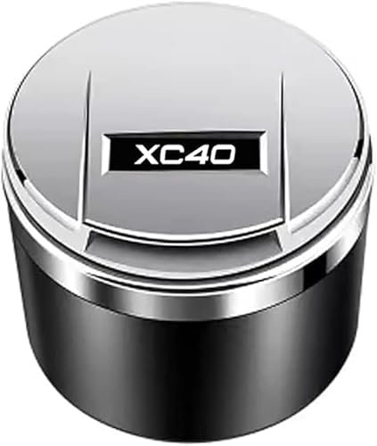 Auto Aschenbecher für Volvo XC40, Fahrzeug Rauchfreien Aschenbecher, Tragbarer Hoch Flammhemmender Rauchloser Abnehmbar Aschenbecher, Auto Zubehör,A