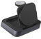 ZENS Nightstand Charger Pro 2 15 Watt 2in1 kabelloses Ladegerät kompatibel mit MagSafe und Qi2 (Qi2-zertifiziert, Made for Apple Watch, 20W Netzteil mit Kabel inklusive) Schwarz