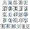 PATIKIL Parche Bordado de Letra Antigua en Inglés, 26 Piezas de Alfabeto Vintage para Coser o Planchar en Parches Decorativos de la A a la Z para Reparar Ropa, Sombreros, 2Lx2W, Blanco