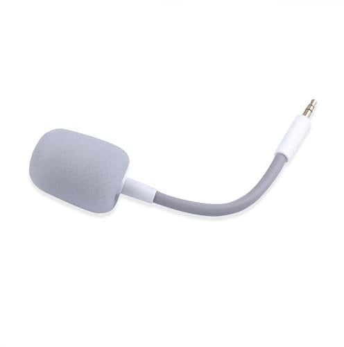 HUYUN Barracuda X Mic Replacement for Razer Barracuda X Wireless Gaming Headphone,3.5mm Detachable Gaming Microphone Boom (White)