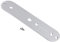 RuiJOTWAT TL E-Gitarren-Steuerplatinenabdeckung TL E-Gitarren-Platine mit 2 Schrauben für Fender Telecaster Silber