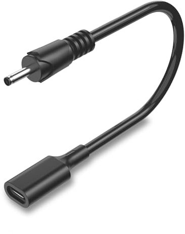 1Fuß 1Stück USB-C auf 3.5x1.35mm 15w 5V Kabel, Typ C weibliches auf DC 3,5 x 1,35 mm Adapter für Solarpanel, Tragbare Stromversorgung, Drucker, CCTV, LED Licht, 1Stück