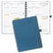 POPRUN Kalender 2025 2026 Wochenplaner (Aug.2025-Dez.2026) Ringbuch mit Softcover, ca. A5 (22 x 16,5 cm), 17-Monate-Terminplaner 1 Woche 2 Seite mit Zertifiziertem Papier - Marineblau
