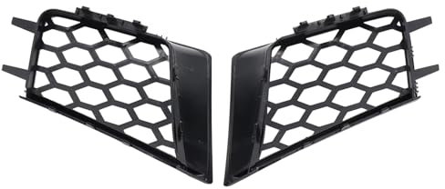 Rejillas Frontales de Radiador 2 Uds Parachoques Delantero Parrilla Superior Izquierda Derecha Reemplazo Negro Mate Para Seat Para Ibiza Para Cordoba 6L 2002-2009 Rejillas Rejilla De VentilacióN