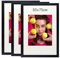 50x75cm Bilderrahmen, Rahmen aus holz,Frame 50x75cm,MDF-Rahmen Wand Bilderrahmen Moderner Fotorahmen,Schwarz,Perfekt zum Verschenken