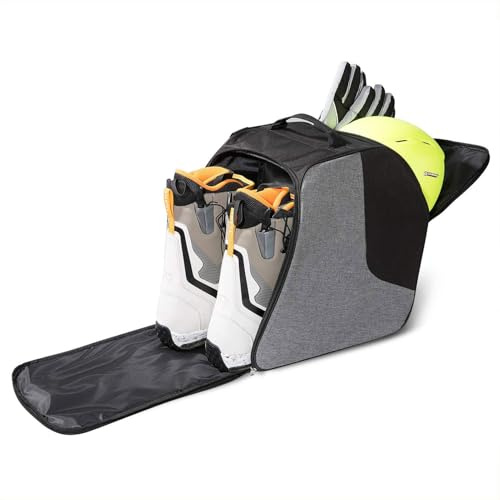 BAHULA Bolsa para Botas de esquí, Bolsa Universal para Botas de esquí, Bolsa para Zapatos y Casco de esquí al Aire Libre para Botas de esquí para Hombres y Mujeres,36x38x25cm
