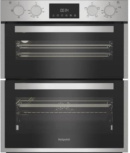 Hotpoint DUH 12D1 IX - Stainless Steel Double Oven - 48L/38L - A Energy