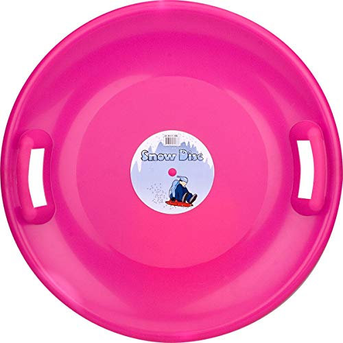 Schreuders Sport Snow Disc Trineo para Nieve, Unisex Adulto, Rosa, Size 60