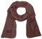Gelante Klassischer warmer Fleece-Schal für Herren und Damen., braun, Einheitsgröße
