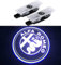 Duleutgnu 2 Stück Einstiegsbeleuchtung Türbeleuchtung Autotür Logo Türen Projektion Willkommen Geist Schatten Dekorative Leuchten 3D Emblem Lampe Glaslinse Weiß Für Alfa Romeo