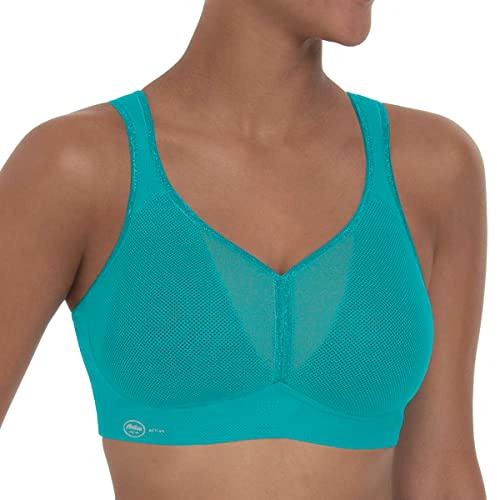 Anita - Air Control avec Delta Pad - Femme - Soutien-Gorge de Sport - sans Armatures - sous-vêtements, Bleu Canard, 85E