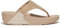 Fitflop Women's LULU SHIMMERLUX Toe-Post Sandals, Latte Beige, 7 UK