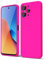 oakxco für Xiaomi Redmi 12 4G/ 5G Hülle Silikon Case, Dünn Gummi Gel Original Farbig Schutz Handyhülle, Weich Slim Matt Leicht TPU Stoßfest Kameraschutz Schutzhülle Schale, Neon Pink