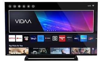 Toshiba 43UV3363DA - Smart TV 43 Pollici, 4K, DVB-T2, HEVC (H.265), Classe energetica F