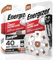 40 Batterien Energizer für Hörgeräte Kopfhörer Größe 312 braun mit PowerSeal Technologie – 5 Blister mit 8 Batterien