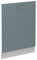 Vicco Geschirrspülblende R-Line, Geschirrspüler Fronttür, Blau-Grau, 60 cm ohne Arbeitsplatte