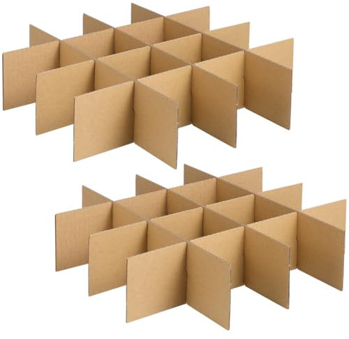 Cabilock Cardboard Sheets Glass Dividers Moving Boxes Large Glass Packing Kit Cardboard Dividers Boxes Moving Kit for Safe Packing