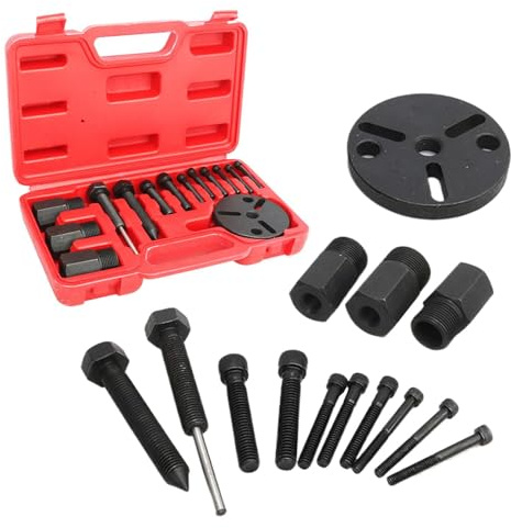 Estrattore Frizione Compressore Aria Condizionata,Kit di Riparazione Aria Condizionata,Rimozione Puleggia Compressore AC | per Berlina SUV Furgone Uso Domestico Officina