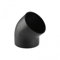 Geberit 366.771.16.1 Curva PE 45G D.110, Grigio