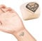LaDot Tattoo für Kinder und Erwachsene, temporäre hautfreundliche fake Tattoos, Tattoo-Stempel ohne Nadeln für Körper und Arm, wasserfest, Keramikstempel Diamant