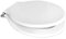 Pozzi Ginori 07761000 Pozzi Montebianco Art.07761 Sedile con Cerniere cromate, Bianco