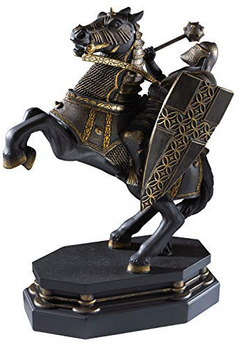 The Noble Collection Harry Potter Black Knight Bookend - 12in (30cm) Hand Painted Bookend Stand - Harry Potter Film Set Movie Props Wand - Gifts for Family, Friends & Harry Potter Fans