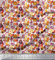 Soimoi Orange Viskose Chiffon Stoff Blutter & Begonie Aquarell gedruckt Craft Fabric 1 Meter 42 Zoll breit