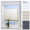 ourdeco® Plissee Easy / 45 x 130 cm (Breite x Höhe) Sand/lichtdurchlässig, Blickdicht