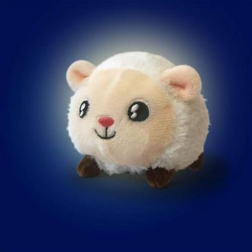 Pabobo - SHAKIES-SHEEP Shakie Mouton - Mini Veilleuse - Peluche - Doudou - pour Enfant et Bébé - LED à Lumière douce