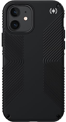 Speck Products Presidio2 Grip iPhone 12, iPhone 12 Pro Case, Black/Black/White