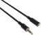 PremiumCord 3.5mm 4 Pin Audio Voice Audio Jack Cable - Allows Microphone Aux Headset Audio Extension Cable M/F Length 1m