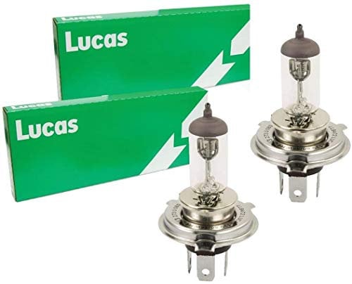 UKB4C 2 x Lucas LLB472 / 472 H4 12V 60/55W P43t halogen headlight bulb