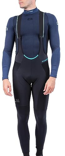 Alé Cycling Climatica K-Tour, Impermeabile Salopette, Nero, M Uomo