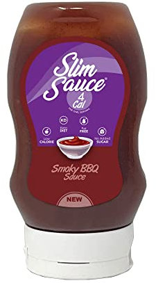 Eat Water Slim Sauce Smoky BBQ (Pack of 1 x 300ml) Low Calorie - Only 16 Cal, Gluten & Sugar Free, No Artificial Flavour, Vegan Everyday Healthy Condiment, Keto Diet Friendly Stir-Fry & Dip Sauce