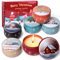 Weihnachten Duftkerzen Geschenkset für Frauen, 6 Pack 70,9 g Kerzen-Set, natürliches Sojawachs, Aromatherapie-Kerzen für Geburtstag, Weihnachten, Geschenke für sie, Geschenke für Frauen