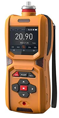 Monitoreo de la calidad del aire Detector de fuga de gas, probador de gas de cloro Tester de concentración de gas CL2, con alarma, amarillo Sensor del probador del detector de gas ( Color : 0-10ppm ,