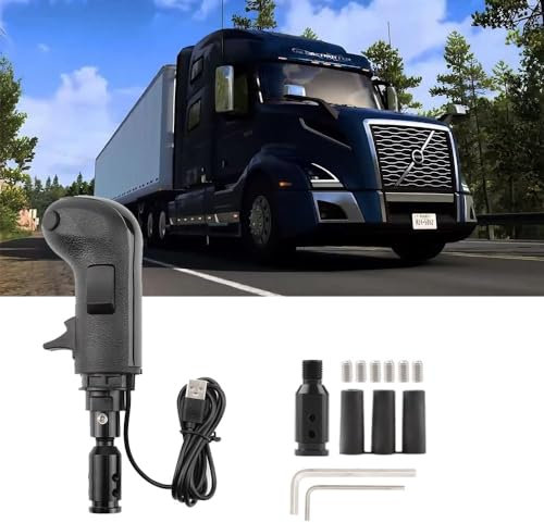 TINMAGI USB Truck Simulator Shifter, Racing Games H Shifter Schaltknauf für Logitech G29 G27 G25 G920 für Thrustmaster für TH8A für FANATEC ClubSport Shifter