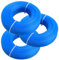 Akuoly Rasentrimmerspulen Mähfaden Trimmerschnur Trimmerfaden 1,6mm 30m 3 Rollen für Rasentrimmer, Blau