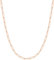FOCALOOK Posaune Kette Damen aus Edelstahl/vergoldet, feine Kette für Anhänger Silber/Gold/Schwarz/Roségold, Breite 1,8 mm/3 mm – Länge von 35 cm bis 60 cm, mit Box, Edelstahl, Kein Edelstein