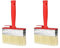 JOYOLA 2 Pièces Pinceaux Plats, Ensemble Pinceaux Murs Plafonds Pinceaux Base D'Huile Pinceau pour Peinture Murale Set de Pinceaux Meubles Muraux pour Mur, Meubles, clôture, Bois